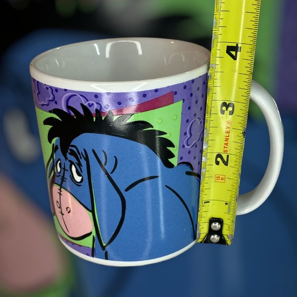 Winnie The Pooh & Eeyore Ceramic Coffee Hot Chocolate Mug Cup Pre-Owned VG+++ - Picture 8 of 11